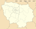 Administrative map of Île-de-France