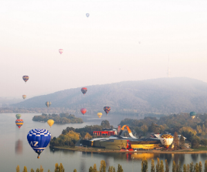 The ACY hot-air balloon festival